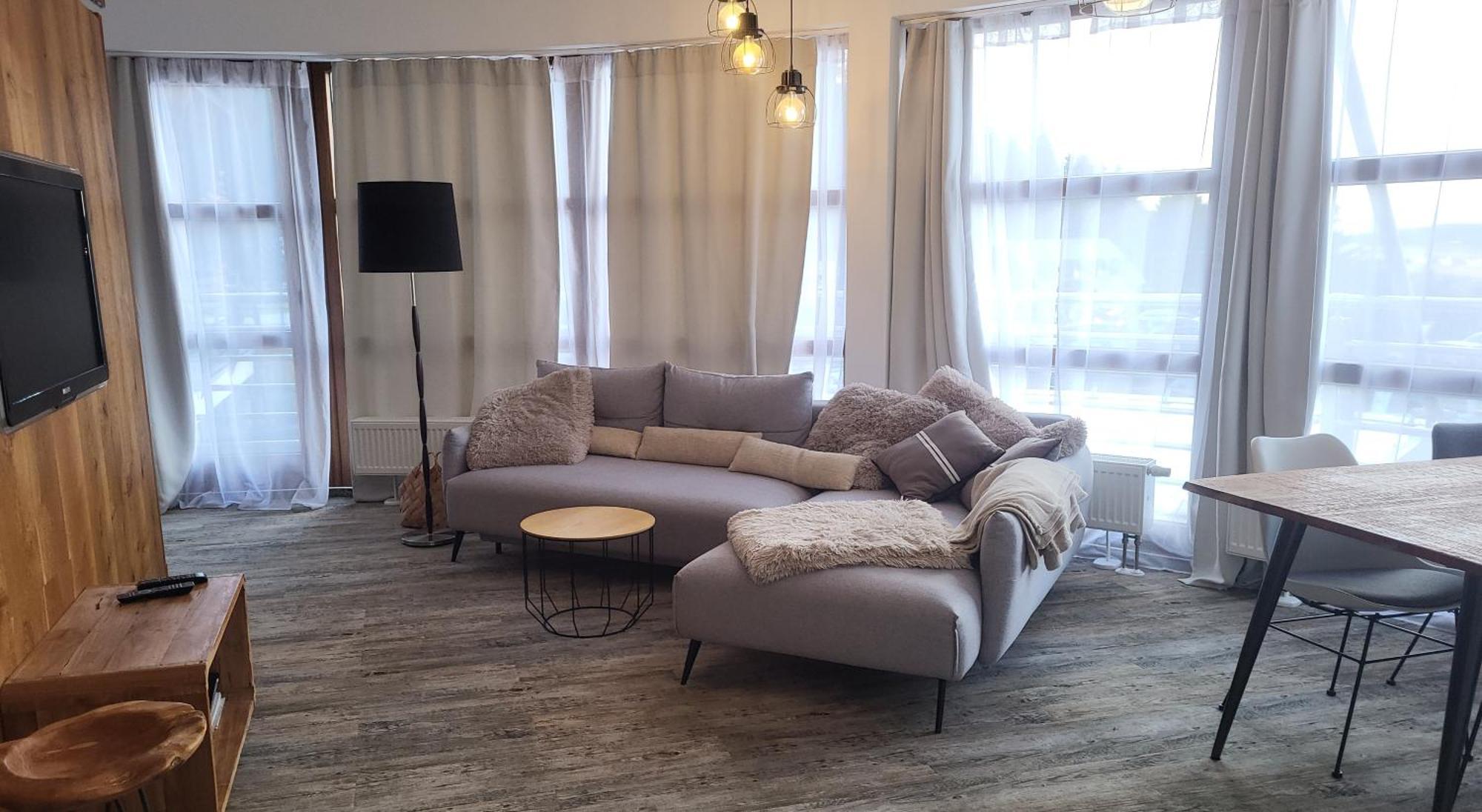 Rezidence Klinovec Lägenhet Loučná pod Klínovcem Rum bild
